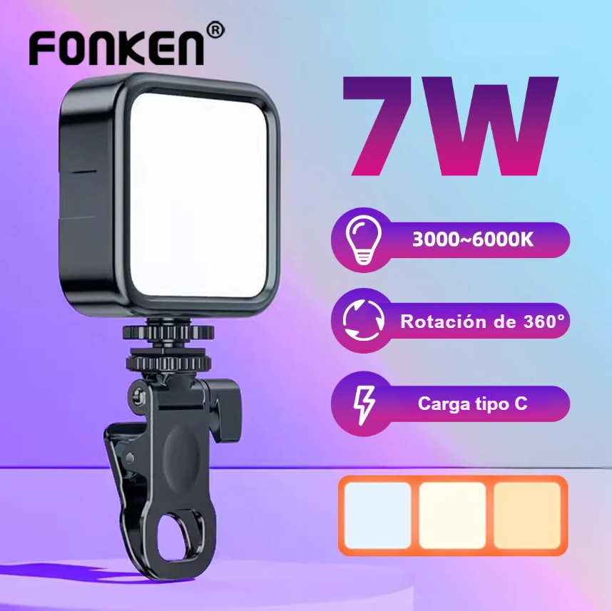 📸 Luz LED portátil – KEYMARA