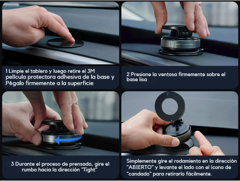 🚗 Soporte Joyroom Magnético con Ventosa – KEYMARA