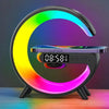 🌙 Multifuncional 6‑en‑1 – Carga + Reloj + Altavoz + Luz RGB – KEYMARA